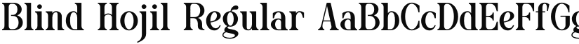 Blind Hojil font download