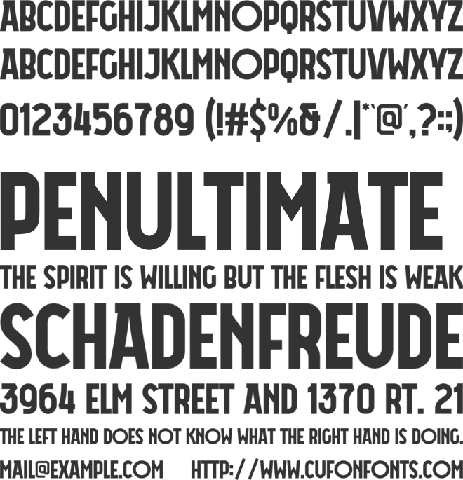 Akira Jimbo V2 font preview