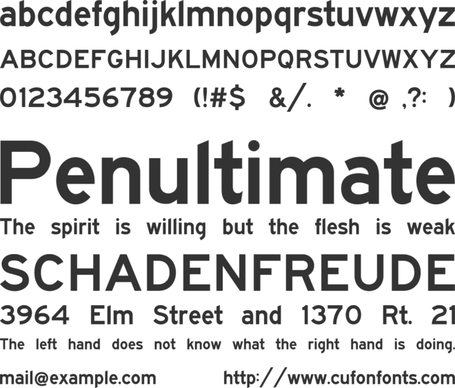 FHWASeriesE2024 font preview