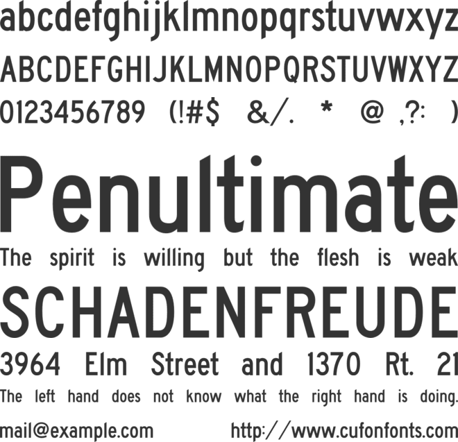 FHWASeriesC2024 font preview