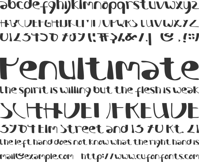 HEY ORDINE font preview