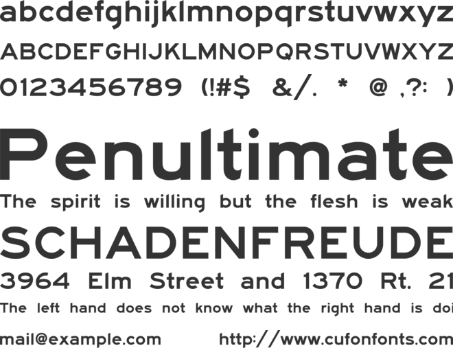 FHWASeriesF2025 font preview