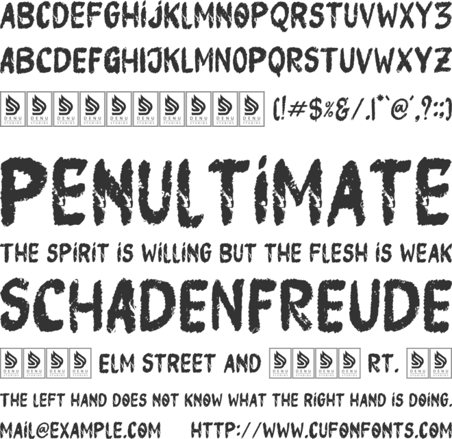 Coastal Threads font preview