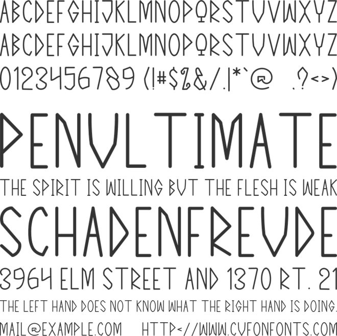 Dropshipe font preview