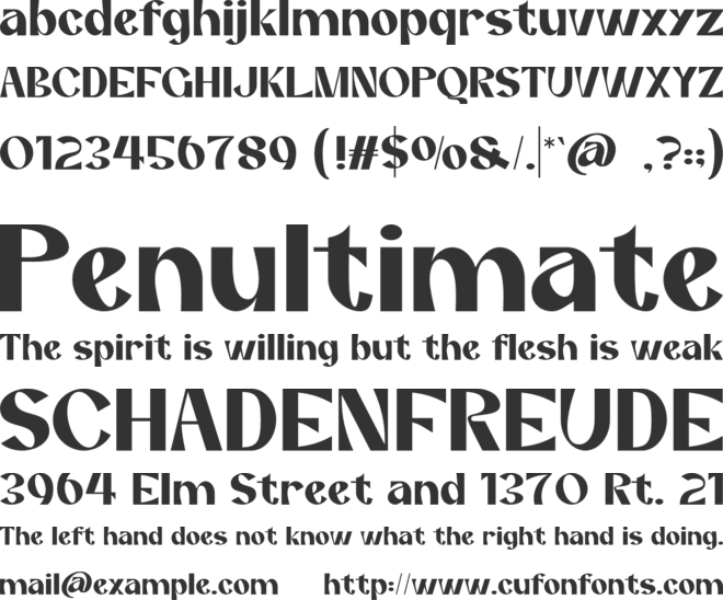 RAKIBY font preview