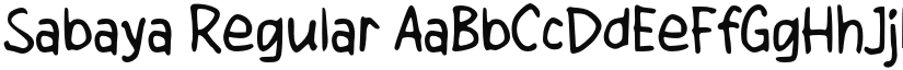 Sabaya font download