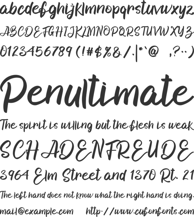 Cheese Potatoes font preview