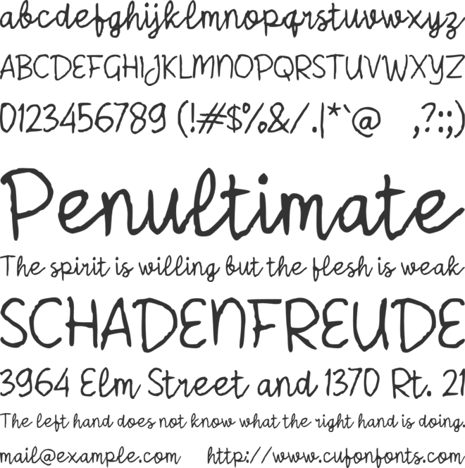 Sadamey font preview