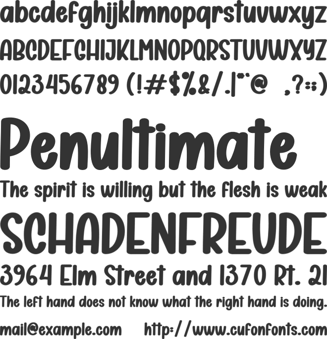 Summer Sunlight font preview