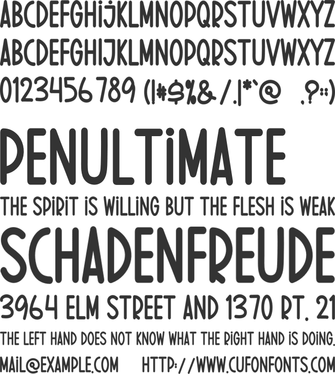 Sweetly Girls font preview