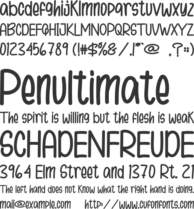 CHRISTMAS ARROUND font preview