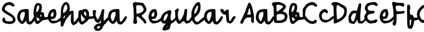 Sabehoya font download