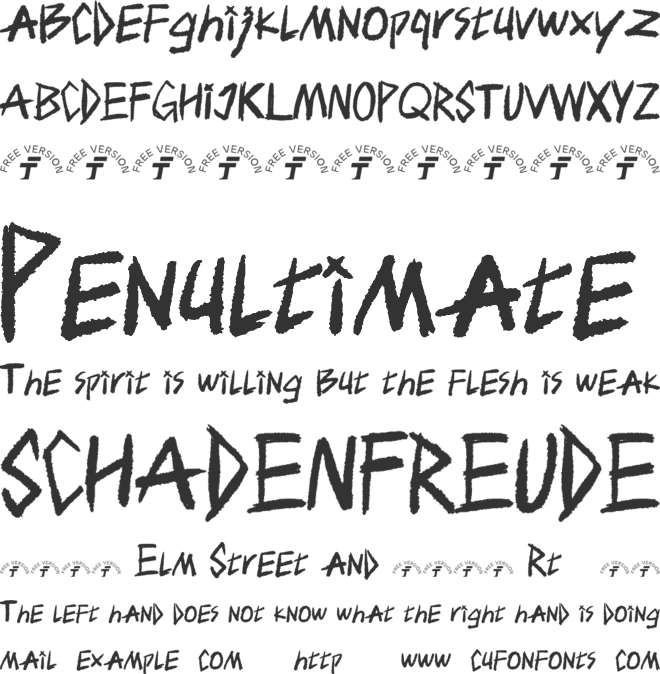 FT Ruinic - FREE font preview