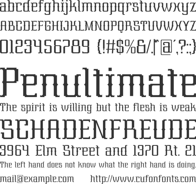 Cowboy Pixel font preview