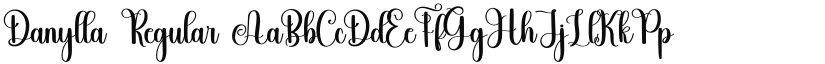 Danylla font download