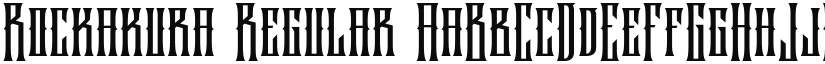 Rockakura Regular font