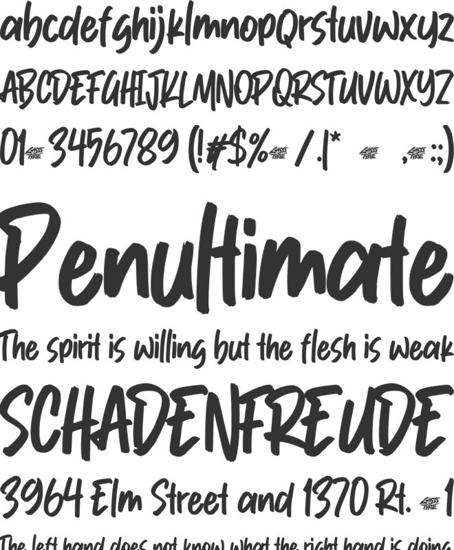 Indramayu font preview