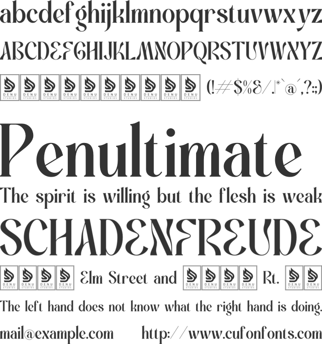 Promised Freyna font preview