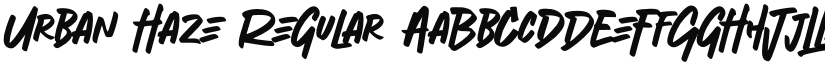 Urban Haze font download