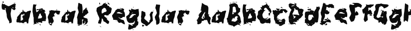 Tabrak font download