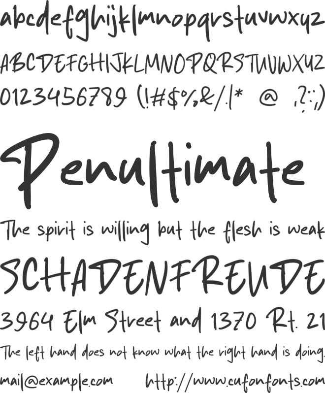 Studio Place font preview