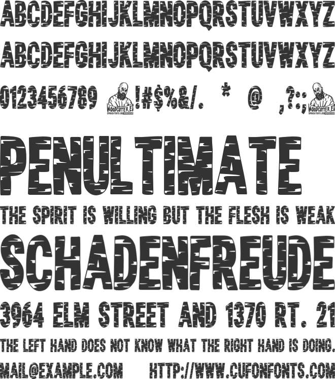 The Bride of Spain font preview