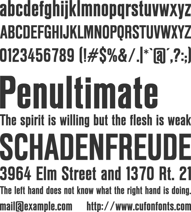 Hyperlac font preview