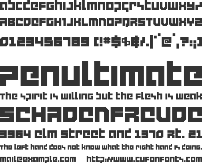 deep data font preview