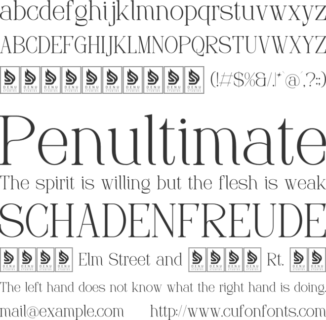 Frieren La Belle font preview