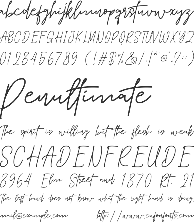 Lolenge To font preview