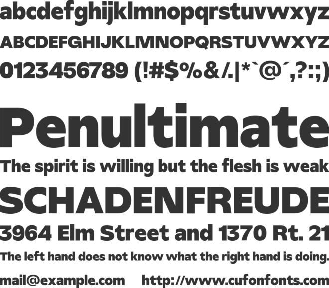 Yukita Sans font preview