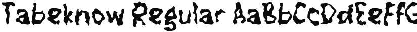 Tabeknow font download