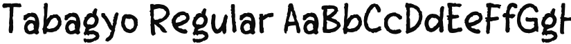 Tabagyo font download