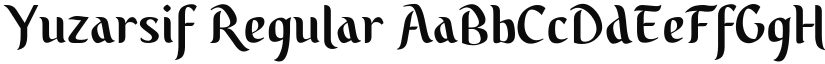 Yuzarsif font download