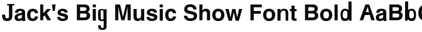 Jack's Big Music Show Font font download