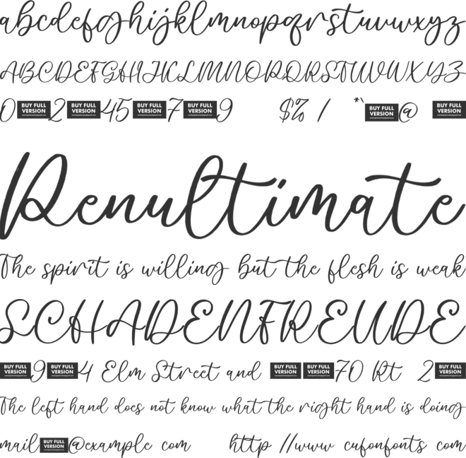 Maritime Wonderine font preview