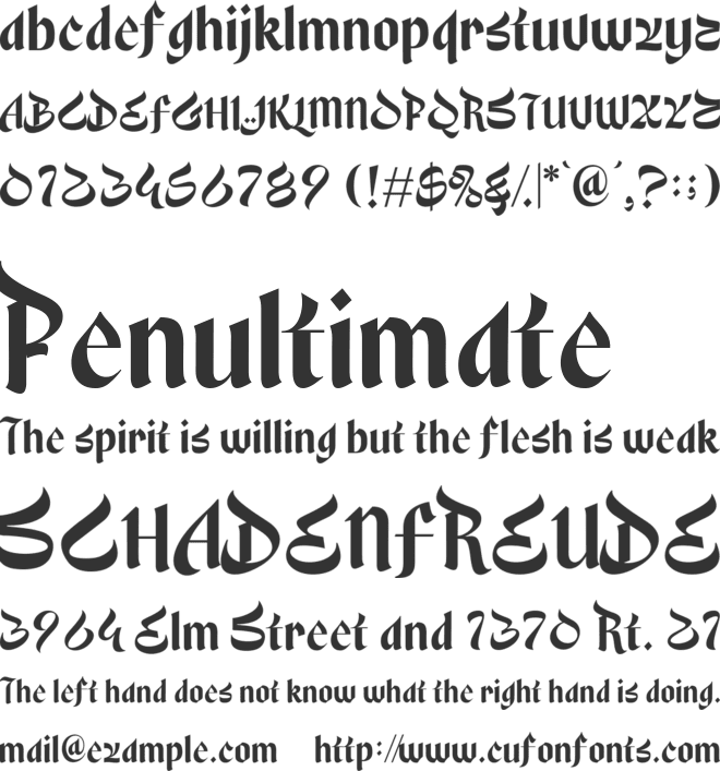 Qomariah Arabic font preview