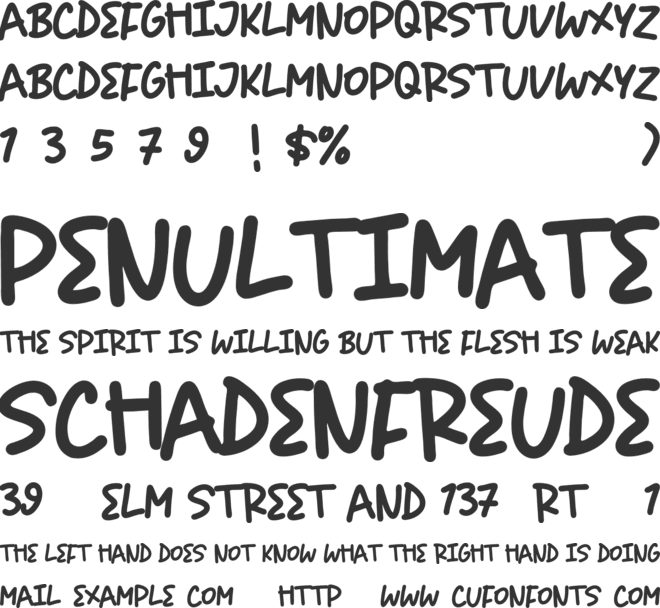 Blanco Cavelary font preview