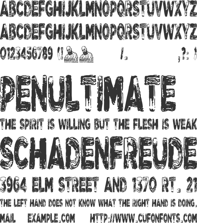 Red Lamp Pub font preview