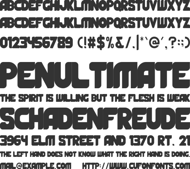 Cheldia font preview