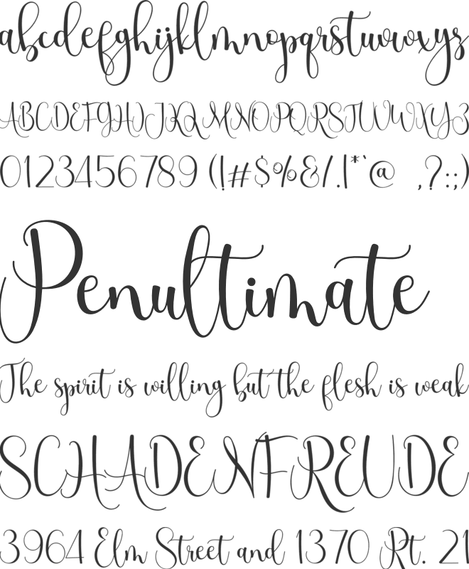 This Mate font preview