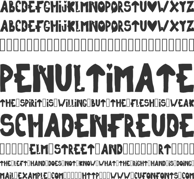 EIPSTEINCOEUR font preview