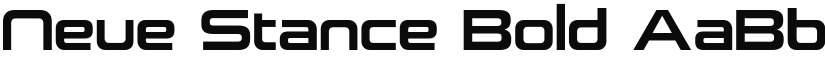 Neue Stance font download