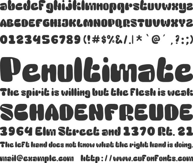 Digitata font preview