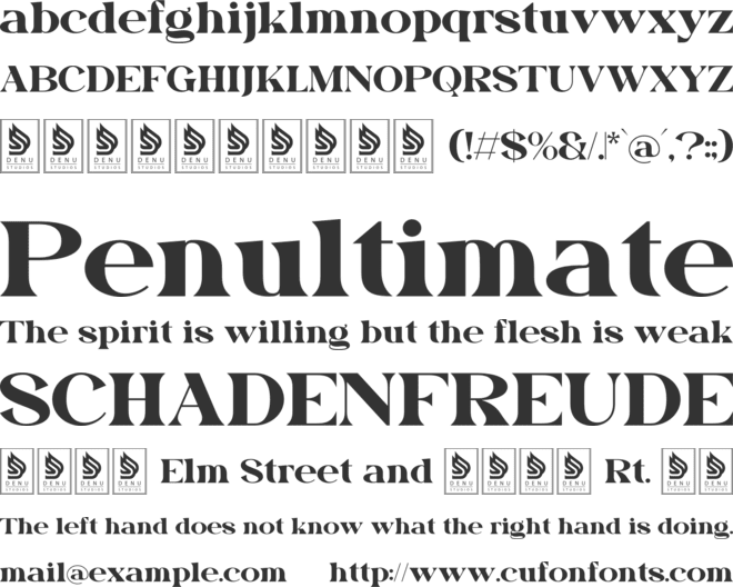 Gradzy font preview