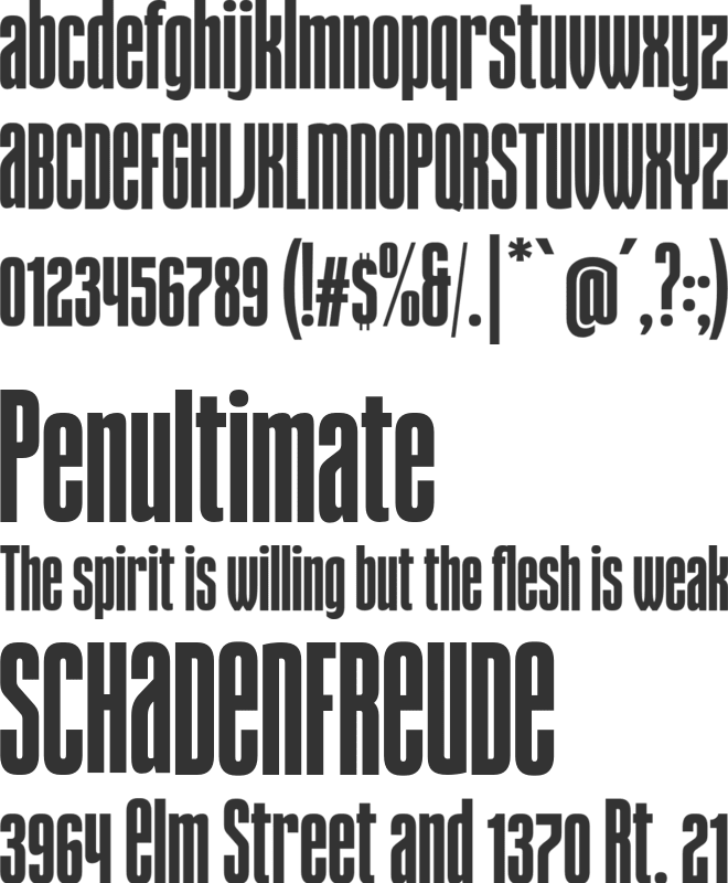 Mescalito font preview