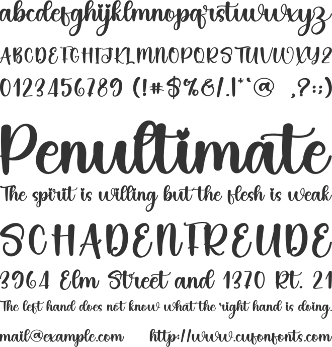 Jetsky font preview