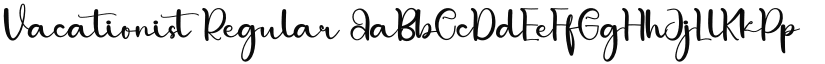 Vacationist font download