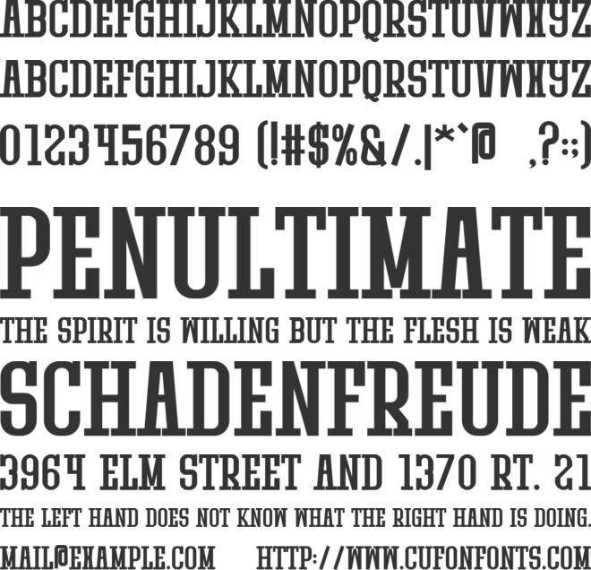 Mountain Christmas font preview