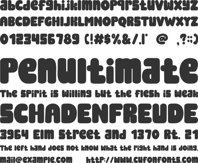 Gift Giving font preview